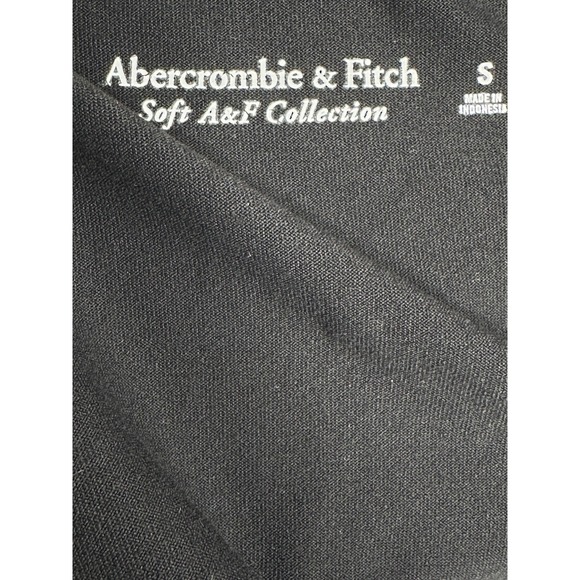 Abercrombie & Fitch Soft A&F Collection Black L/S Bodysuit Ring Keyhole SMALL - Picture 8 of 10